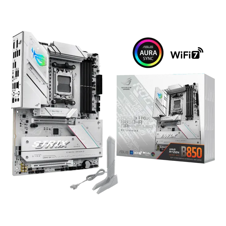 CM AMD ASUS ROG STRIX B850-A GAMING WIFI7 DDR5 WHITE